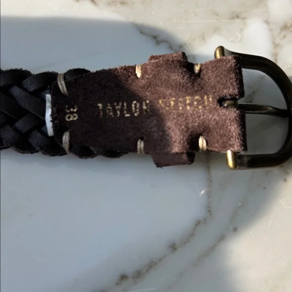 Taylor Stitch Braided Leather Belt in Brown - Picture 2 of 2